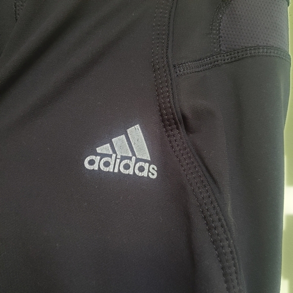 Adidas Response Leggings with Ankle Zip and Mesh Cut-Outs Size S - Picture 2 of 15